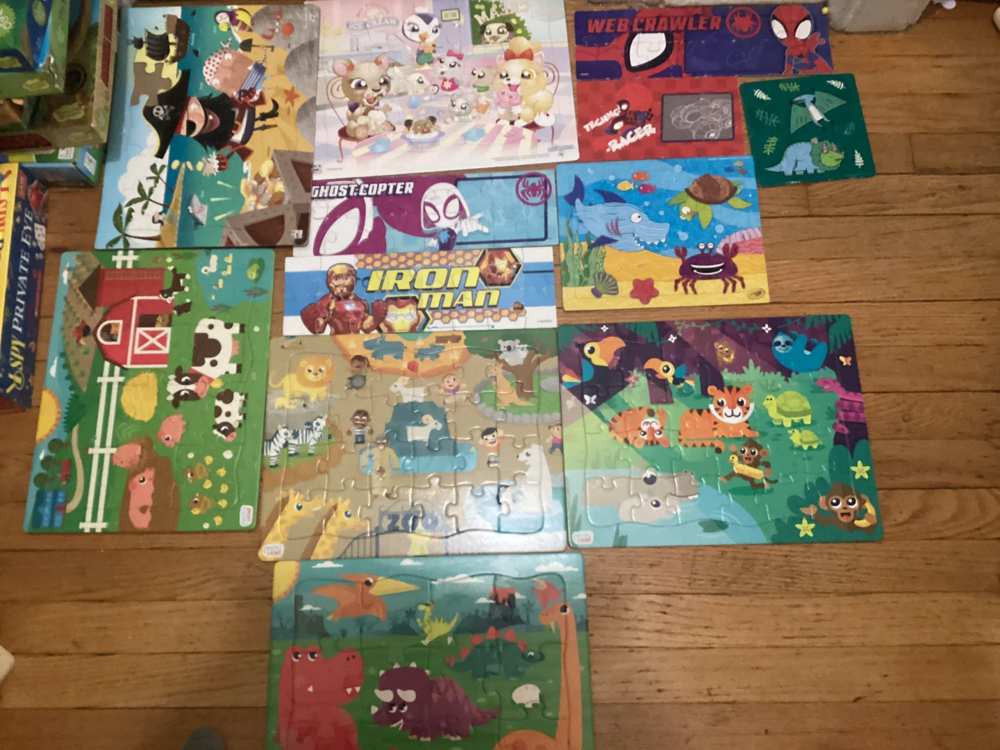 ⚽️ Assorted Kids Puzzles - 12 puzzles