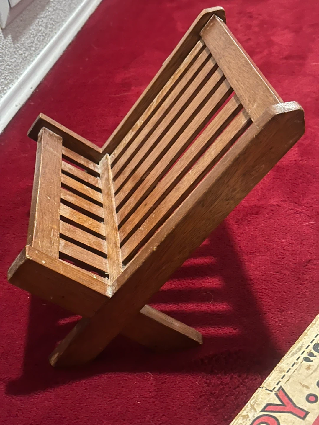 Vintage oak bookstand