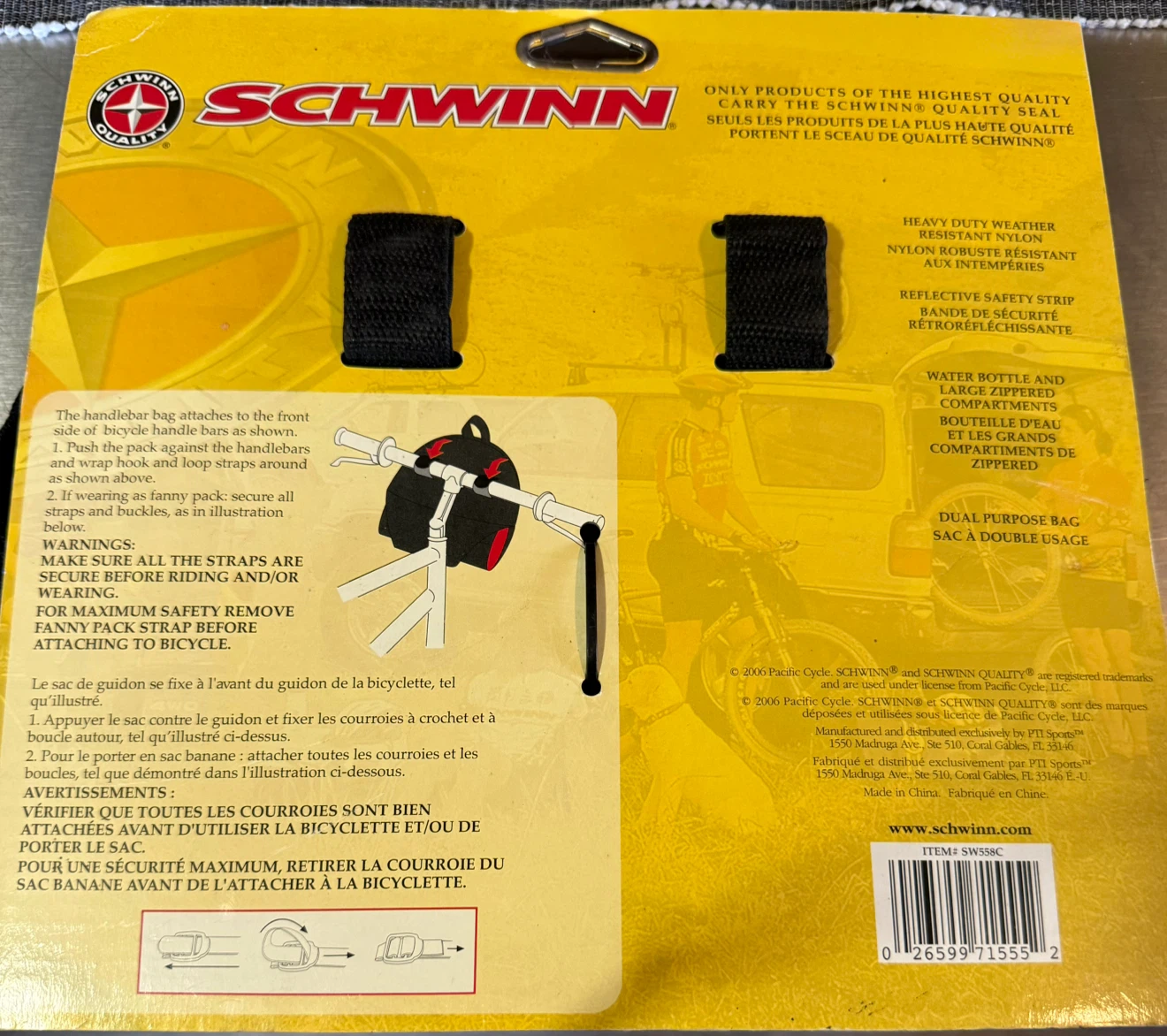 Schwinn Handlebar Bag