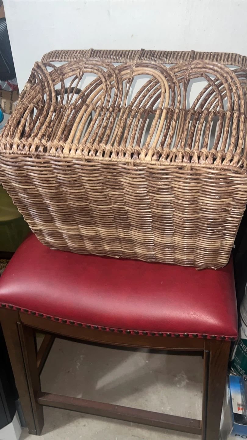 Wicker Basket with Handles - photo 3