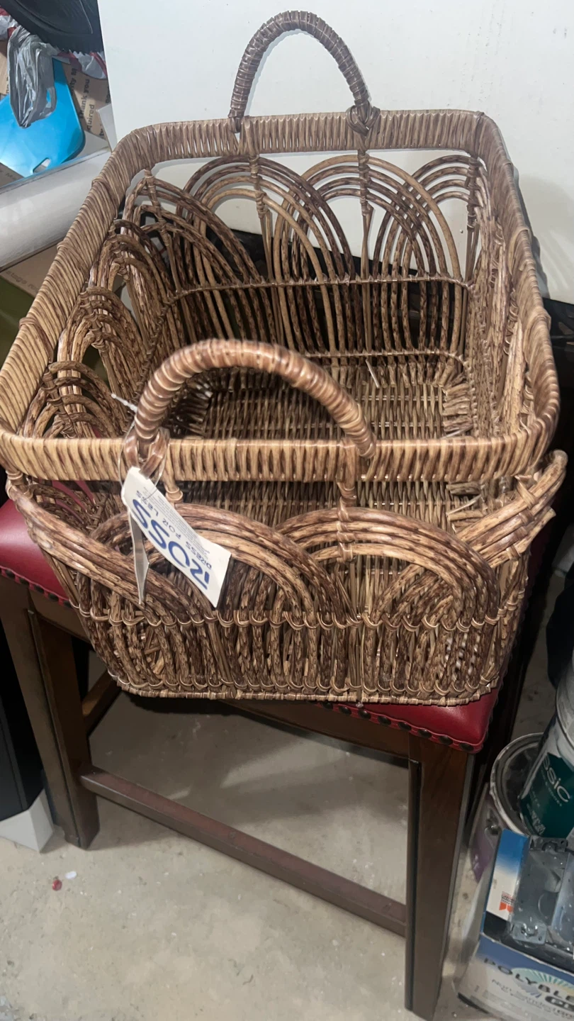 Wicker Basket with Handles - photo 5