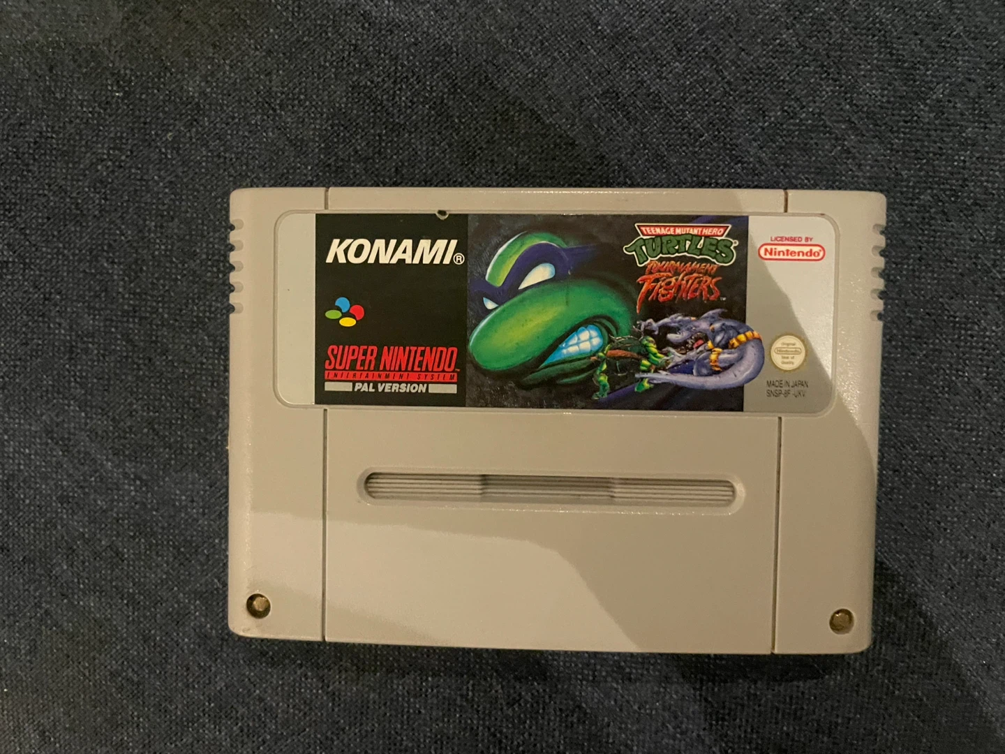 ⚽️Teenage Mutant Hero Turtles Fighters Super Nintendo Game