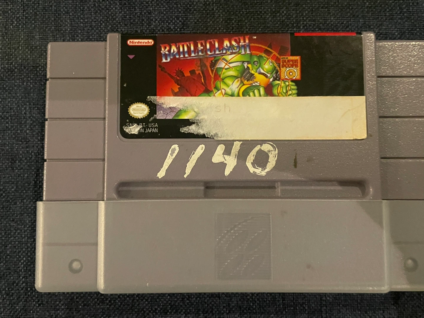 ⚽️Nintendo Super Battle Clash SNES Game Cartridge
