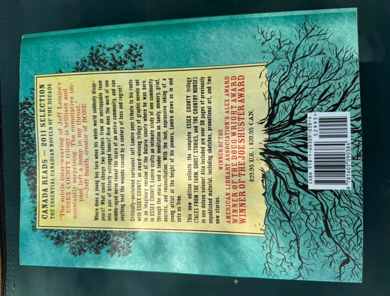 Jeff Lemire Collected Essex County Graphic Novel - photo 2