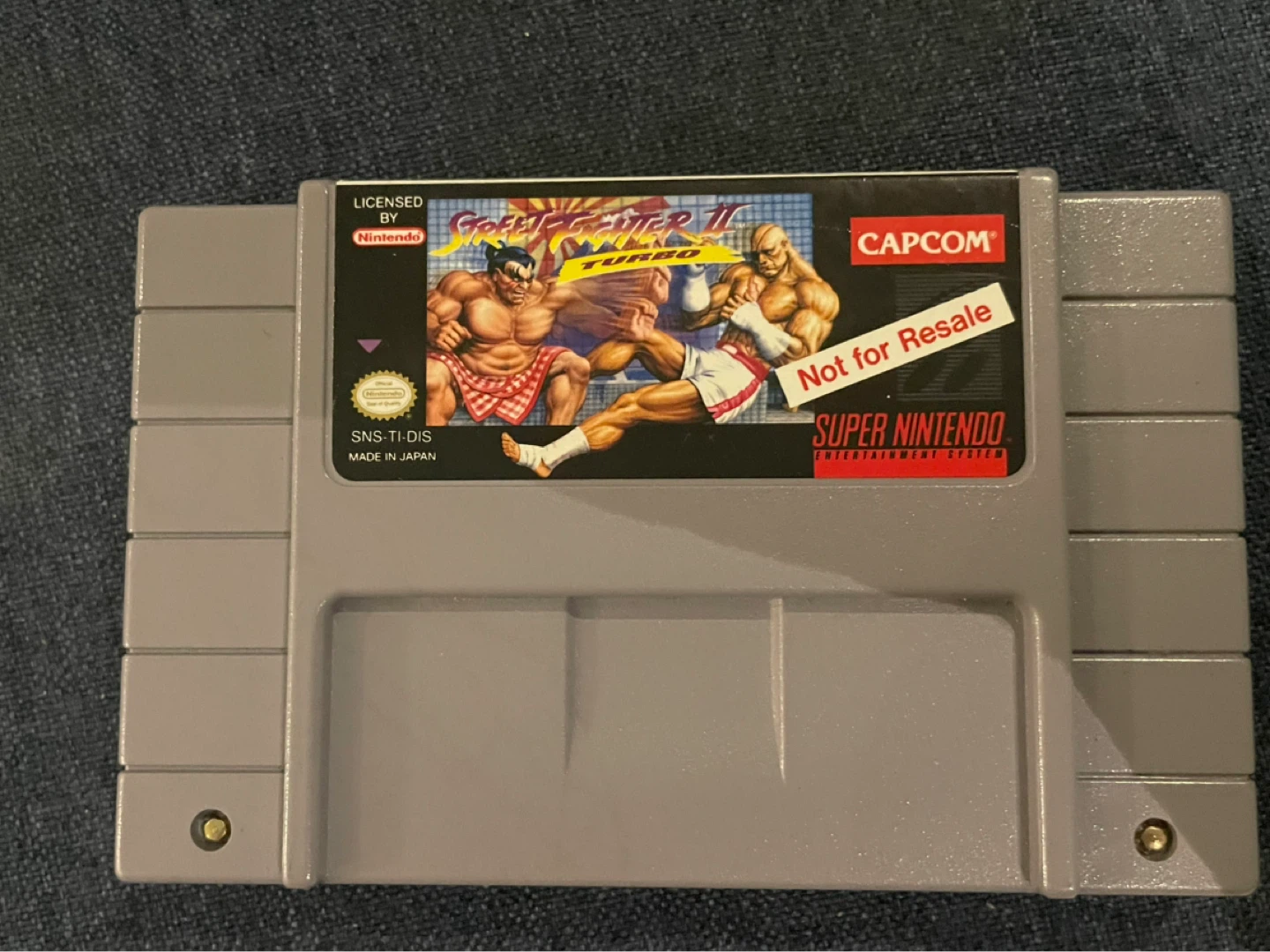 ⚽️Super Street Fighter II Turbo SNES Game Cartridge