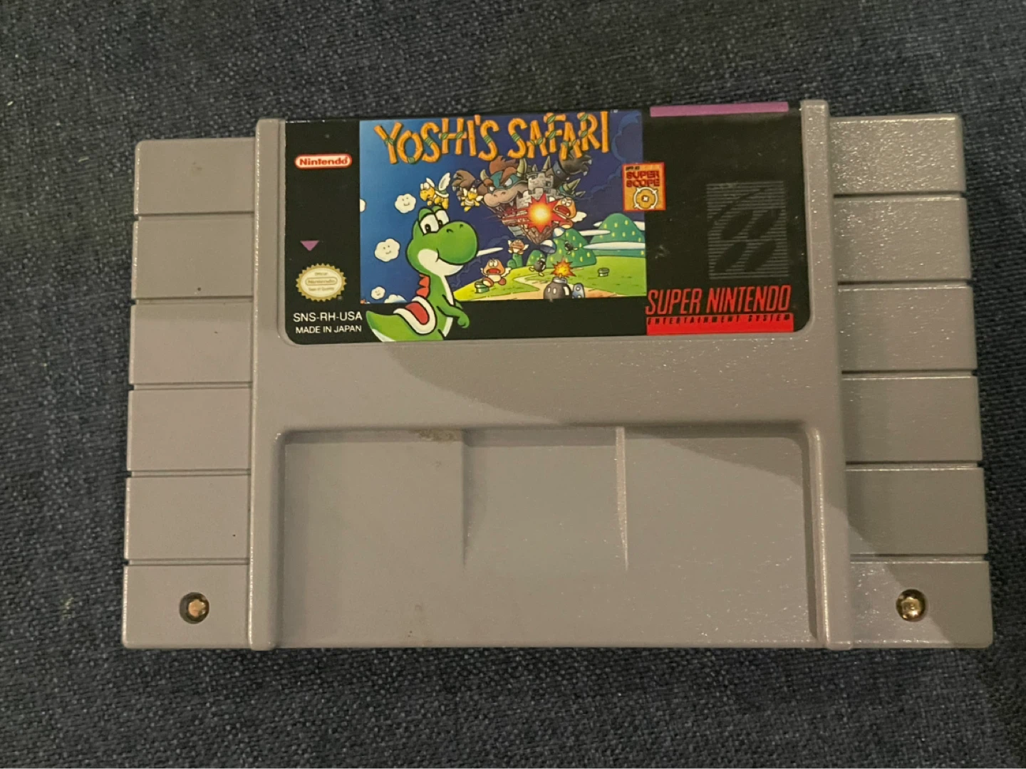 ⚽️Yoshi's Safari Super Nintendo Game