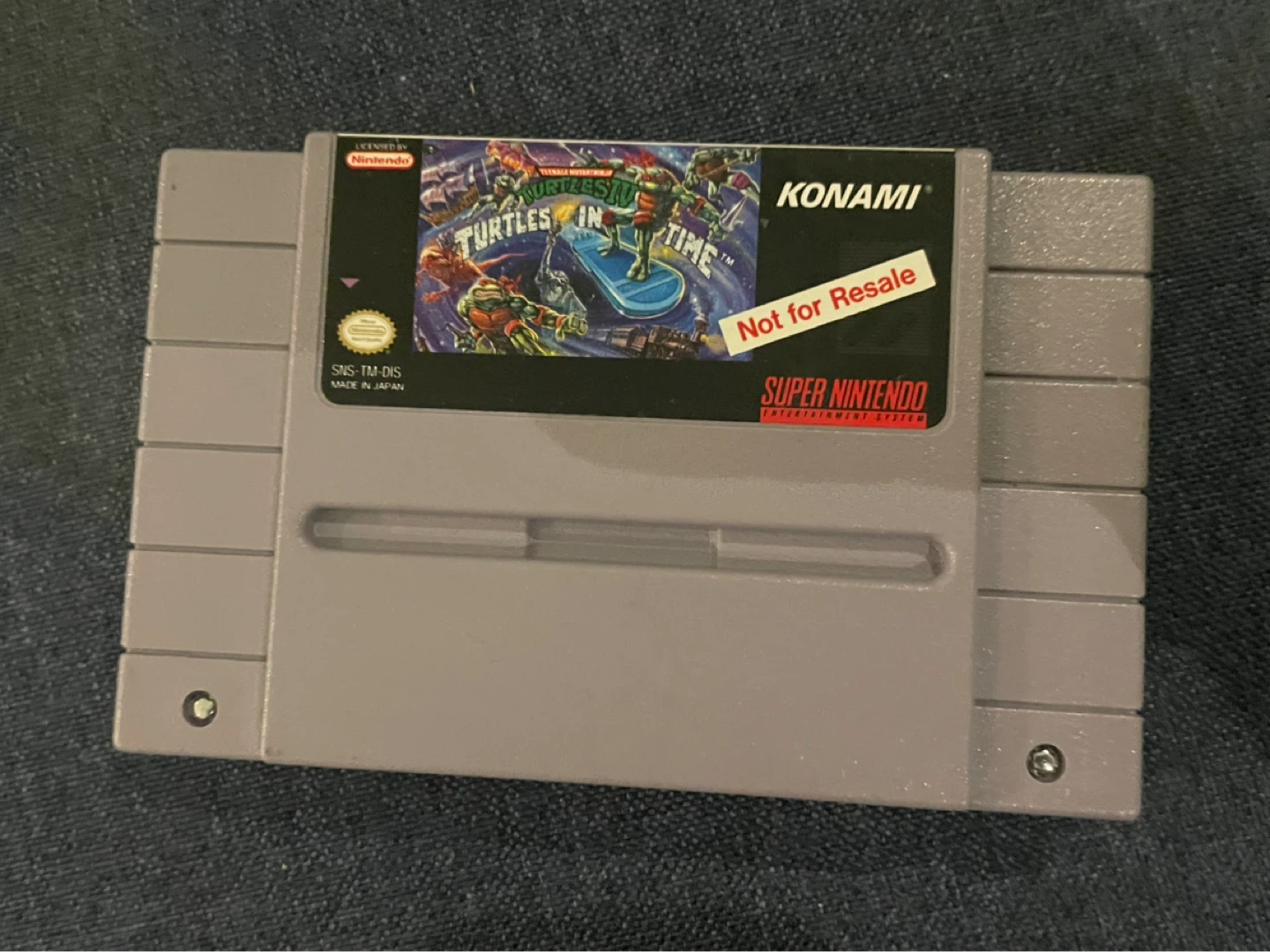 ⚽️Teenage Mutant Ninja Turtles IV: Turtles in time Cartridge