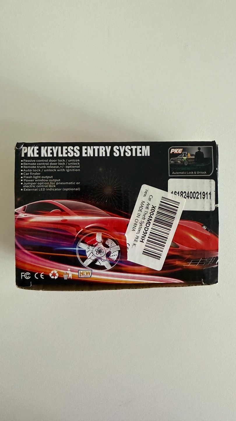 Universal Car PKE Passive Keyless Entry Alarm System (12V)