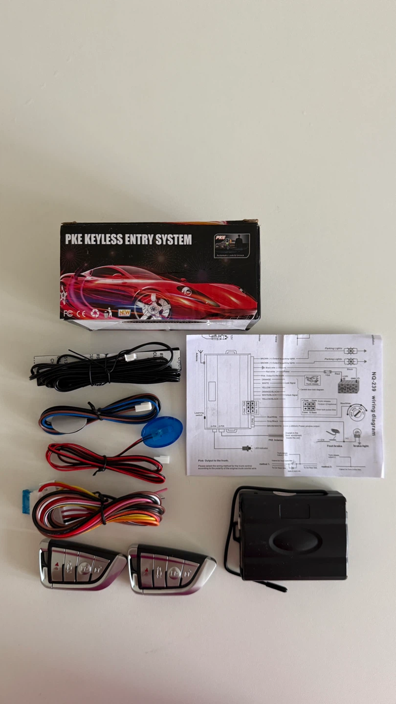 Universal Car PKE Passive Keyless Entry Alarm System (12V) - photo 3