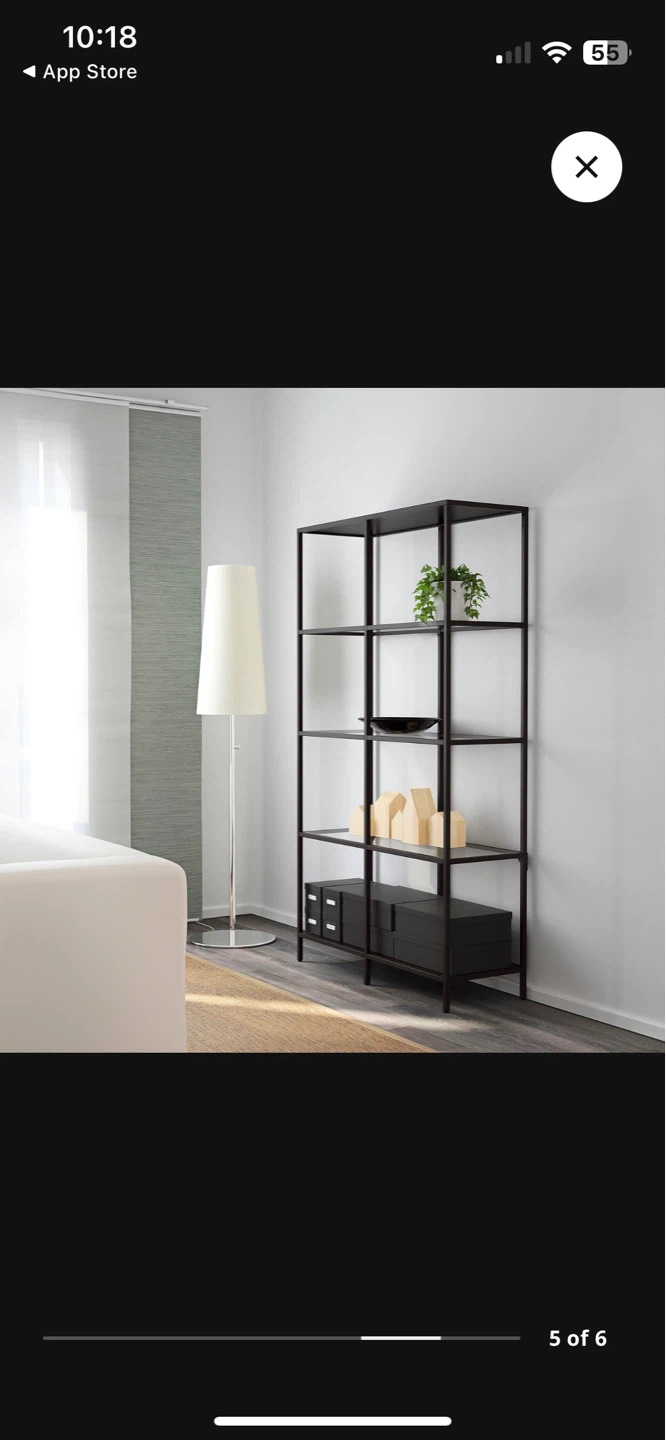 IKEA metal shelf (assembled) - photo 3