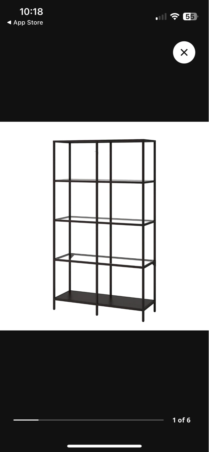 IKEA metal shelf (assembled)