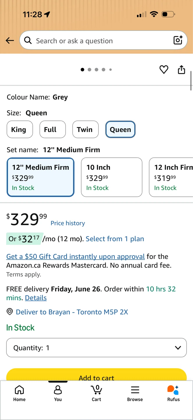 BedStory Queen 12 Inch Medium Firm Mattress - photo 2