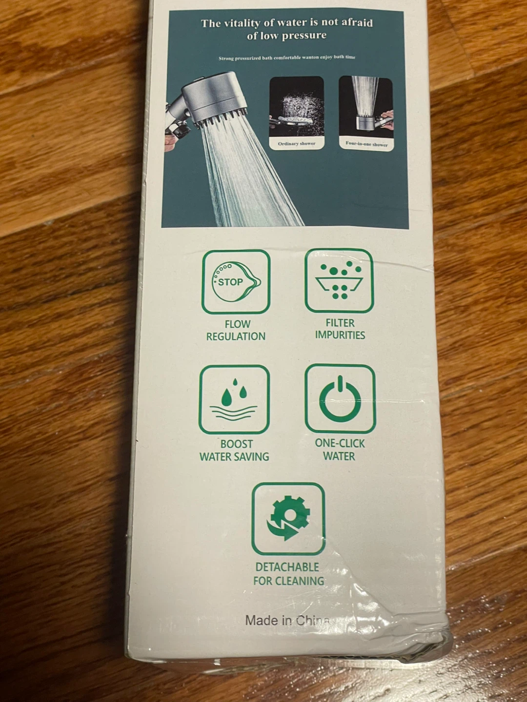⚽️Turbocharged Shower Head with Filter Booster - Gray - photo 5