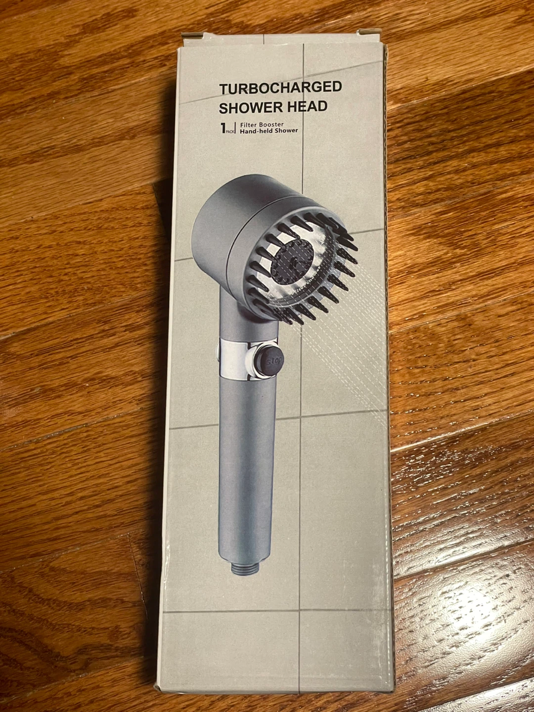 ⚽️Turbocharged Shower Head with Filter Booster - Gray - photo 3