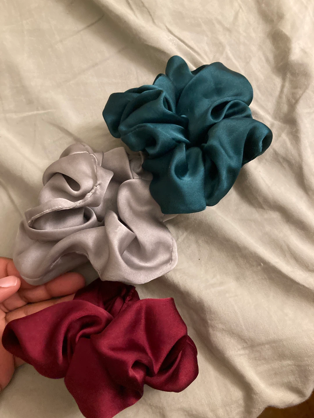 FREE Set of 3 Satin Scrunchies