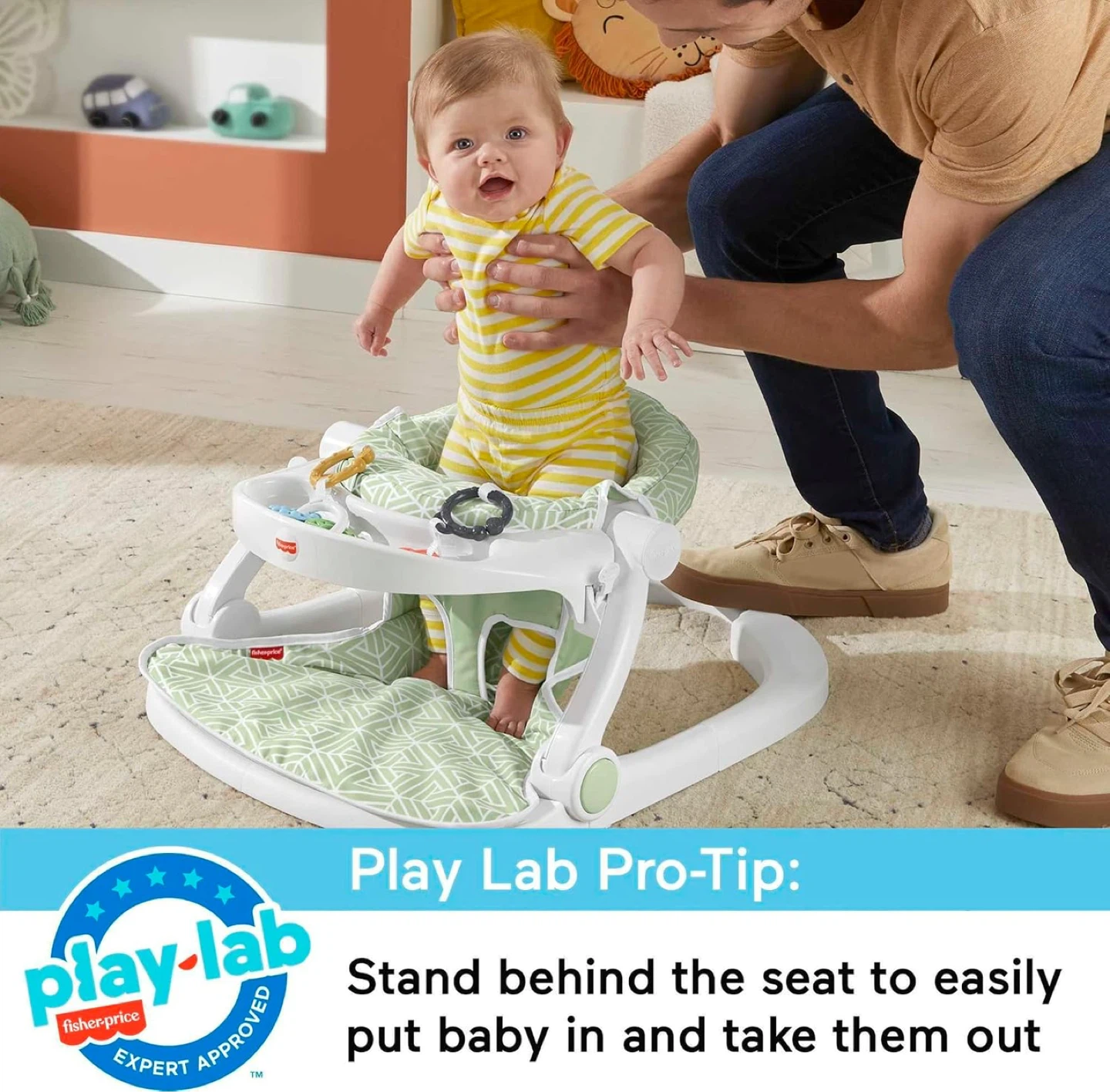 Fisher-Price Puppy Perfection Sit-Me-Up Portable Baby Chair ⚽️ - photo 4