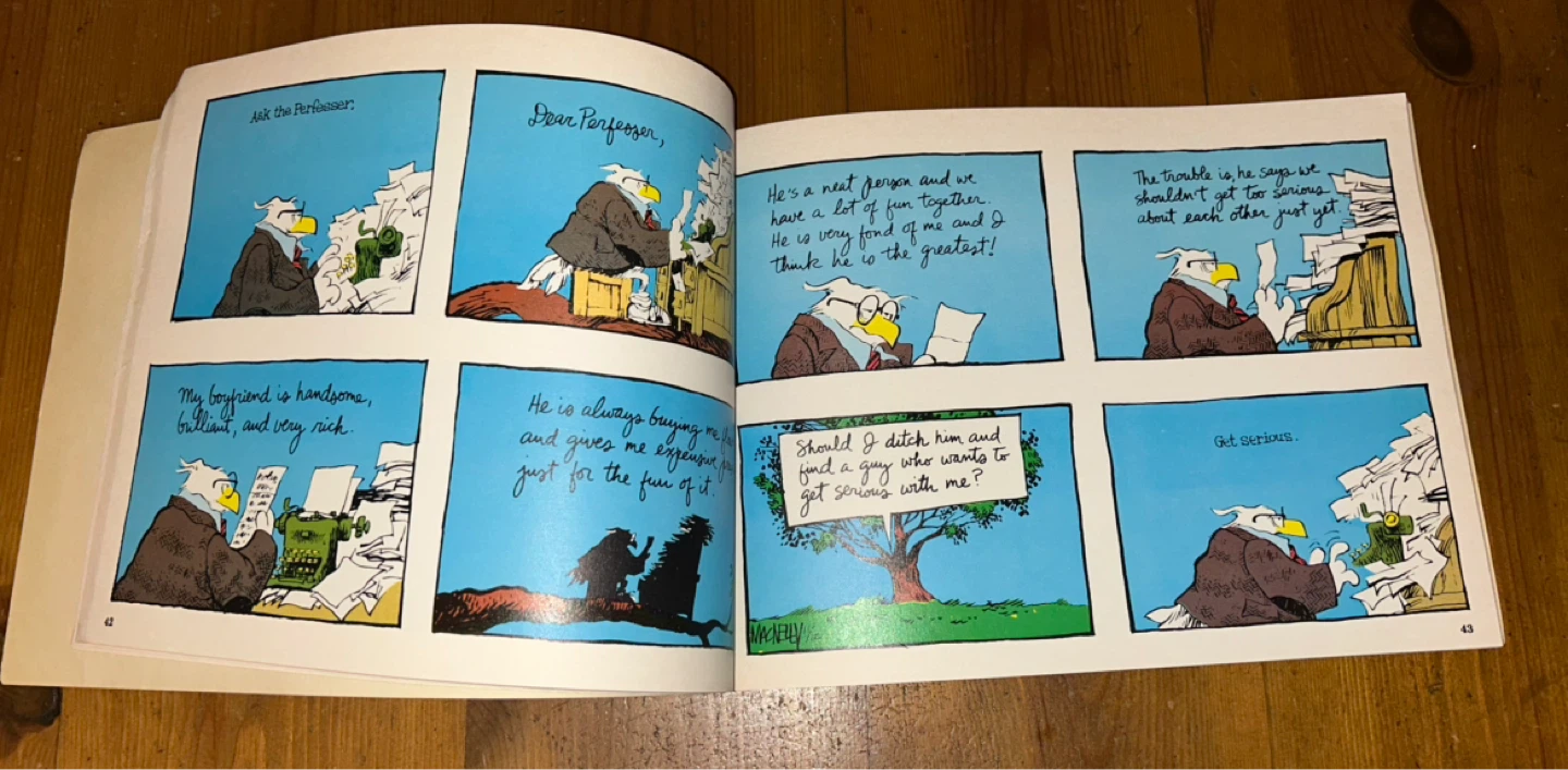 Shoe 1981 Cartoon Book by Jeff MacNelly ⚽️ - photo 3