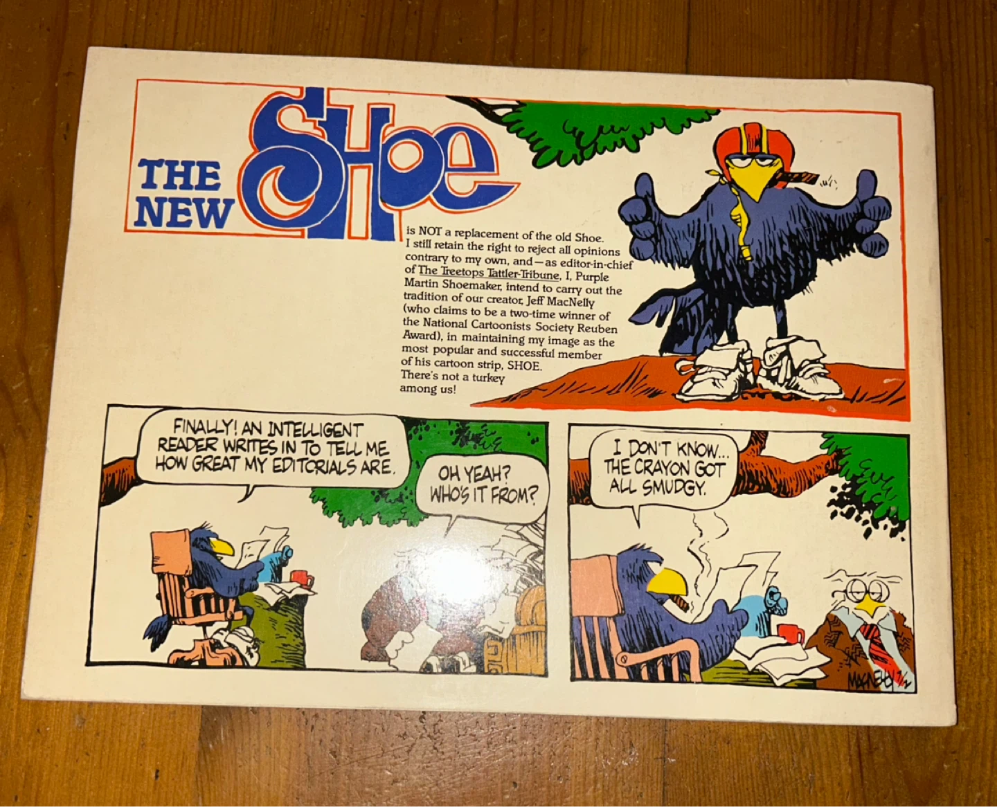 Shoe 1981 Cartoon Book by Jeff MacNelly ⚽️ - photo 2