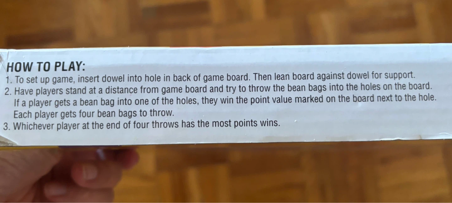 Bean Bag Toss Game ⚽️ - photo 2