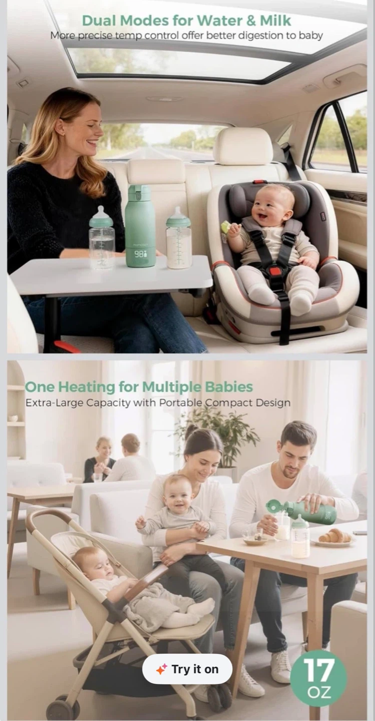 Momcozy Portable Water and Milk Warmer - photo 4