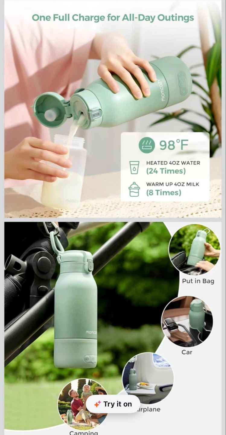 Momcozy Portable Water and Milk Warmer - photo 2