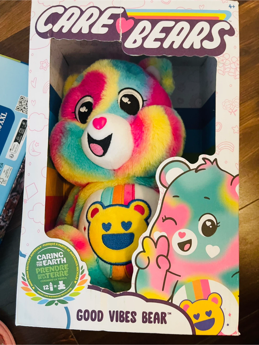 New Care Bears Good Vibes Bear Plush Toy