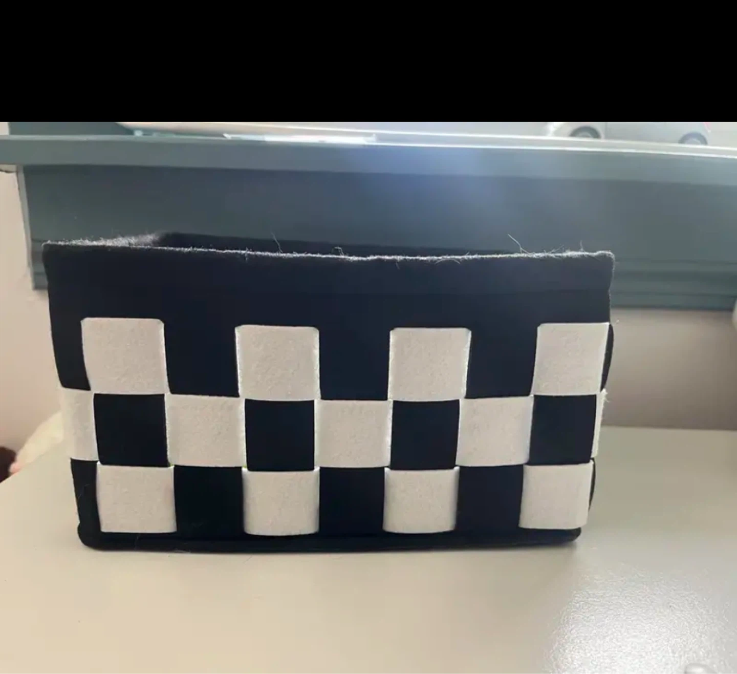 Checkerboard Storage Basket⚽️