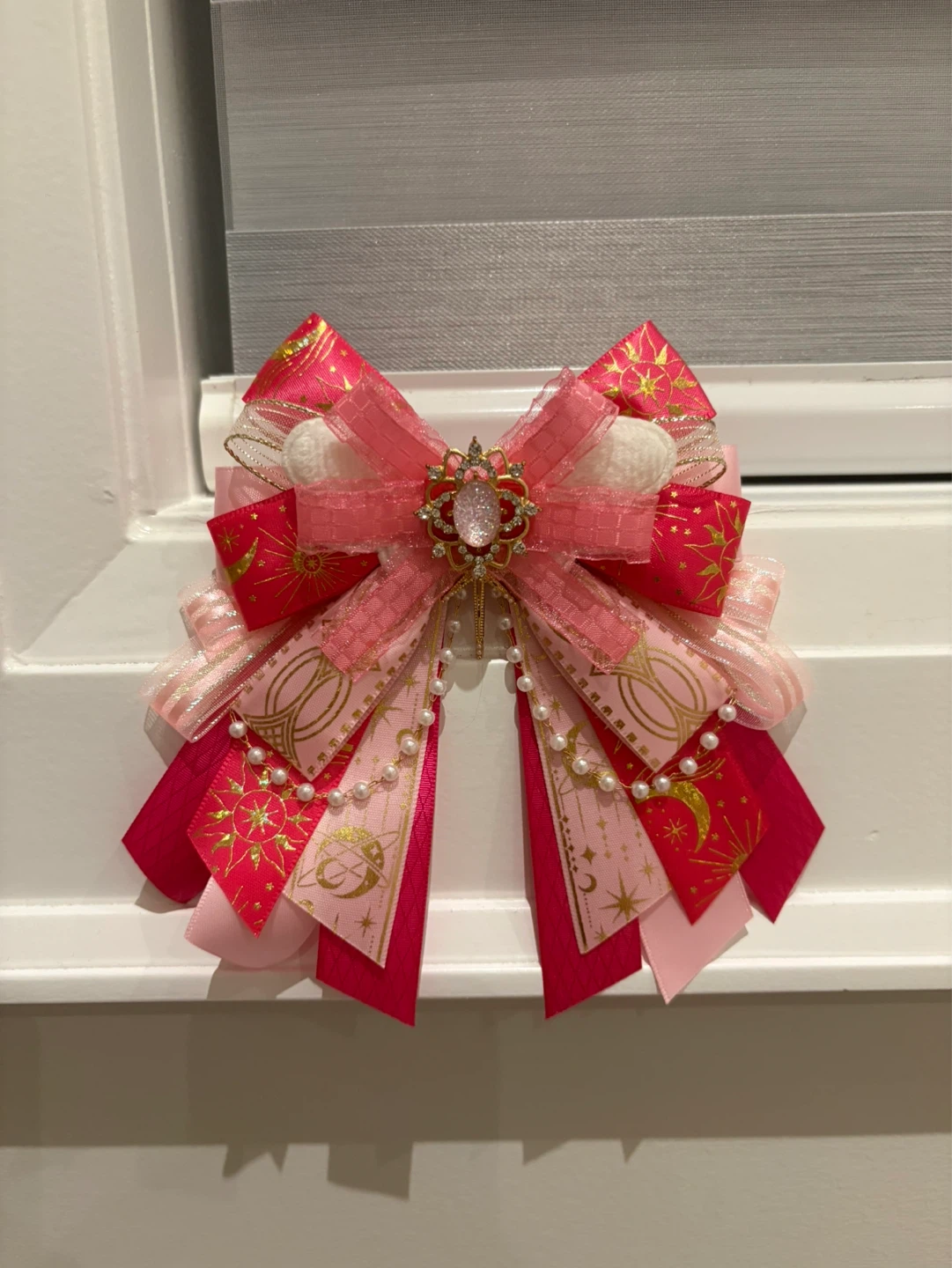 Beautiful Ribbon Bow with Gems - Lightstick Bow - photo 2