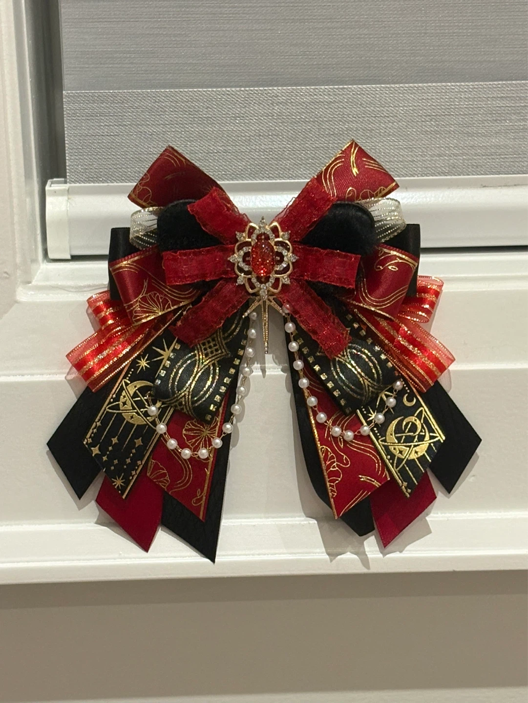 Beautiful Ribbon Bow with Gems - Lightstick Bow - photo 3