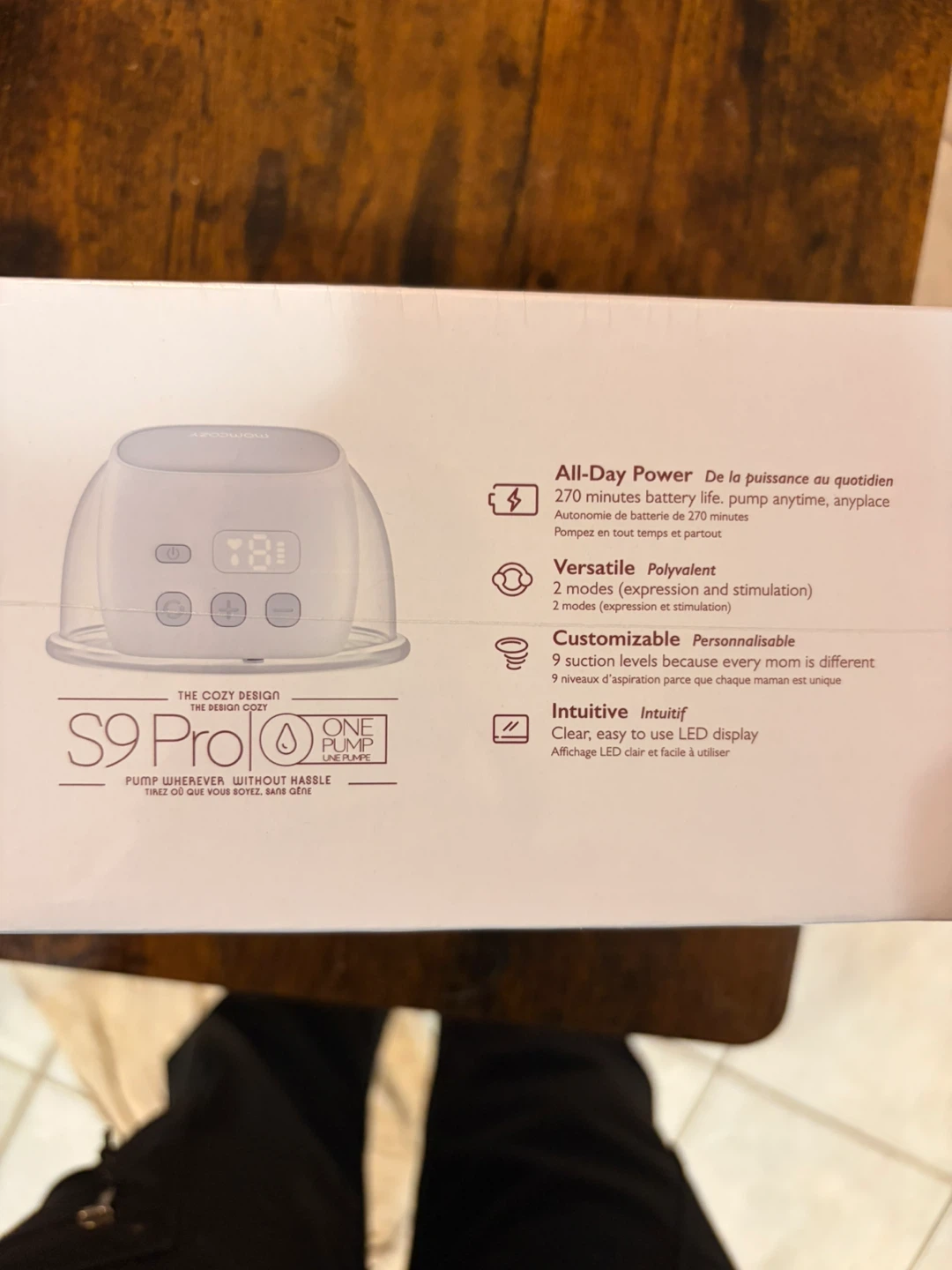 Momcozy S9 Pro Hands Free Wearable Electric Breast Pump 24mm - photo 4