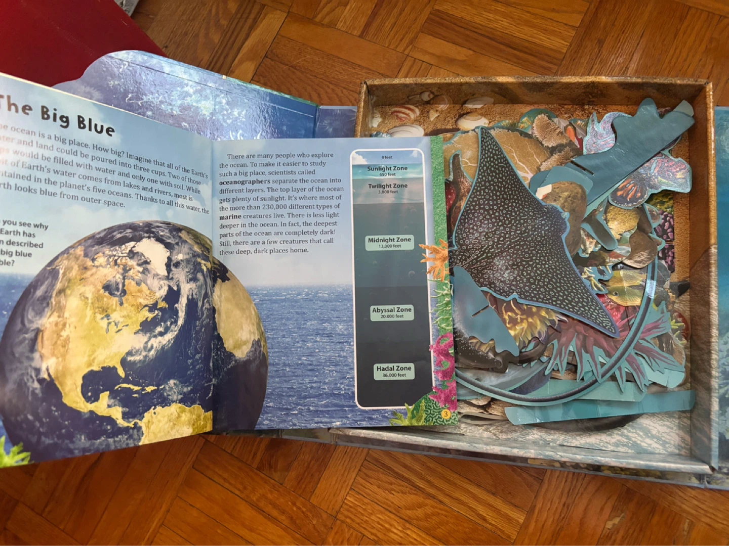 Read Build Play Ocean Book with Animals and Scene ⚽️ - photo 2