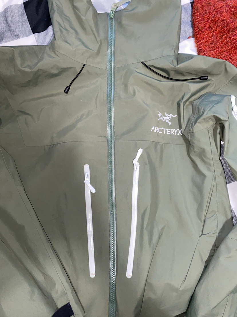 Green Arc’teryx shell