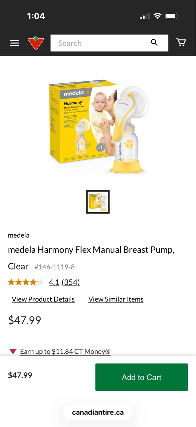 Medela Harmony Flex Manual Breast Pump