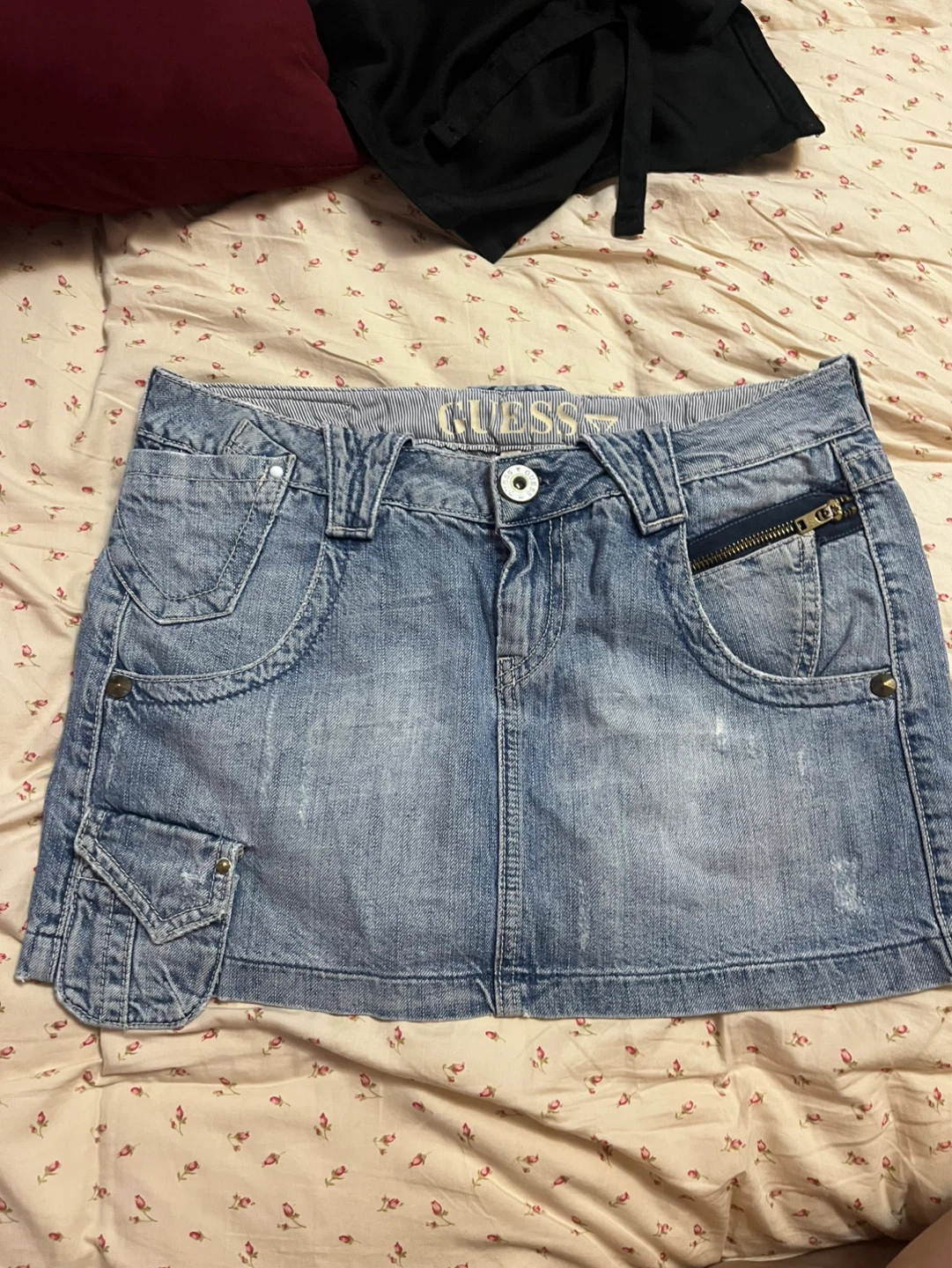 Y2K Guess Denim Mini Skirt