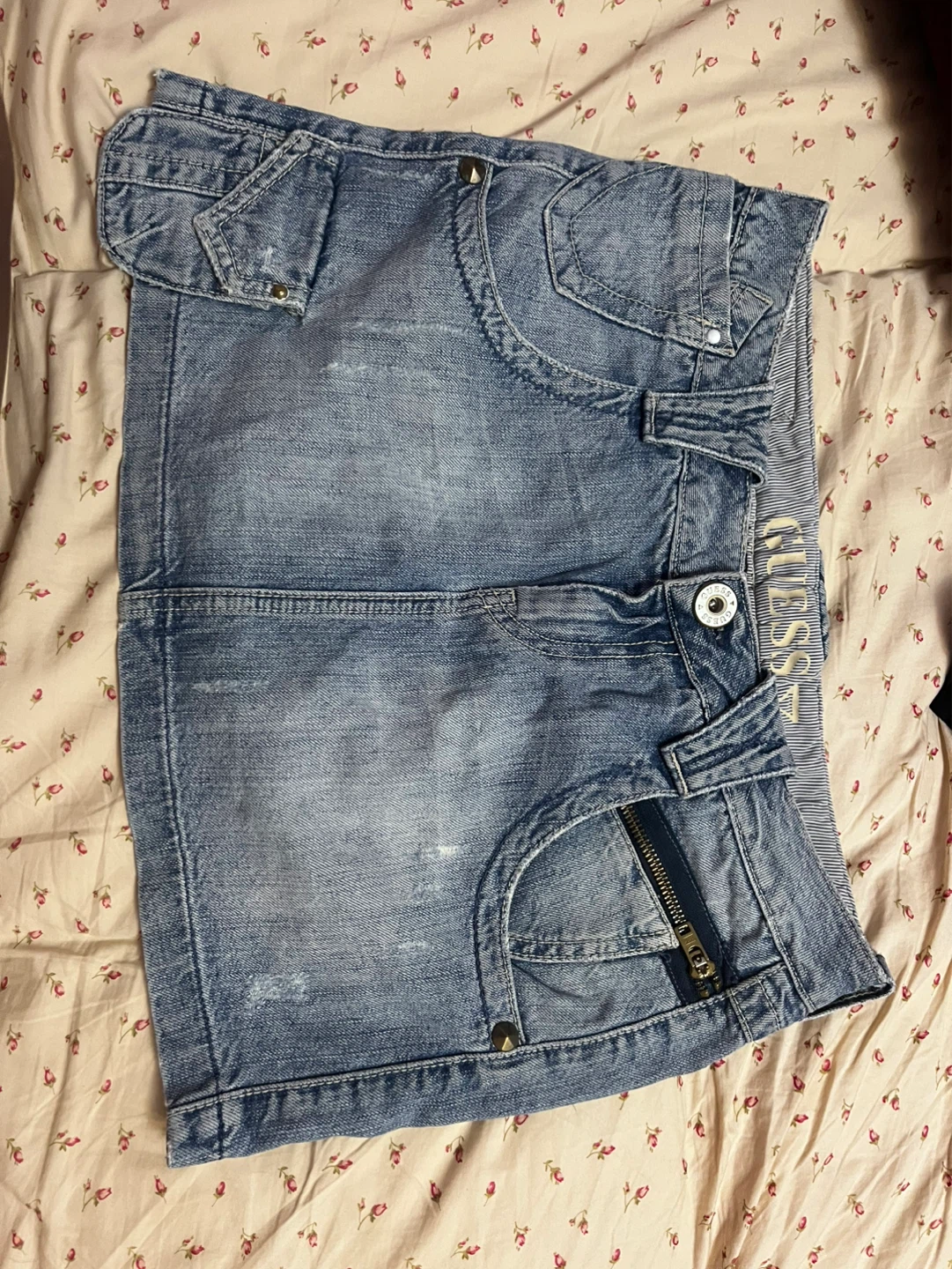 Y2K Guess Denim Mini Skirt - photo 2