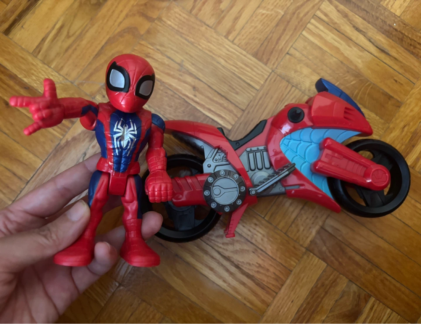 Spiderman Motorcycle Toy ⚽️ - photo 3