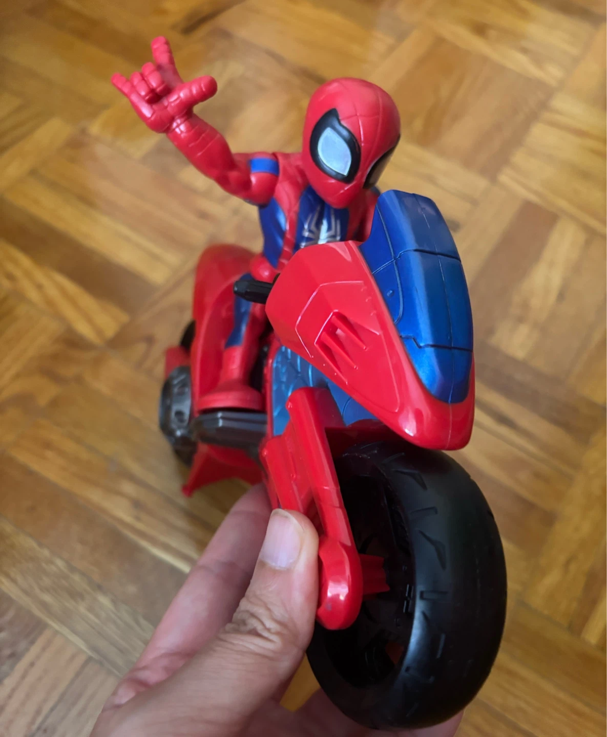 Spiderman Motorcycle Toy ⚽️