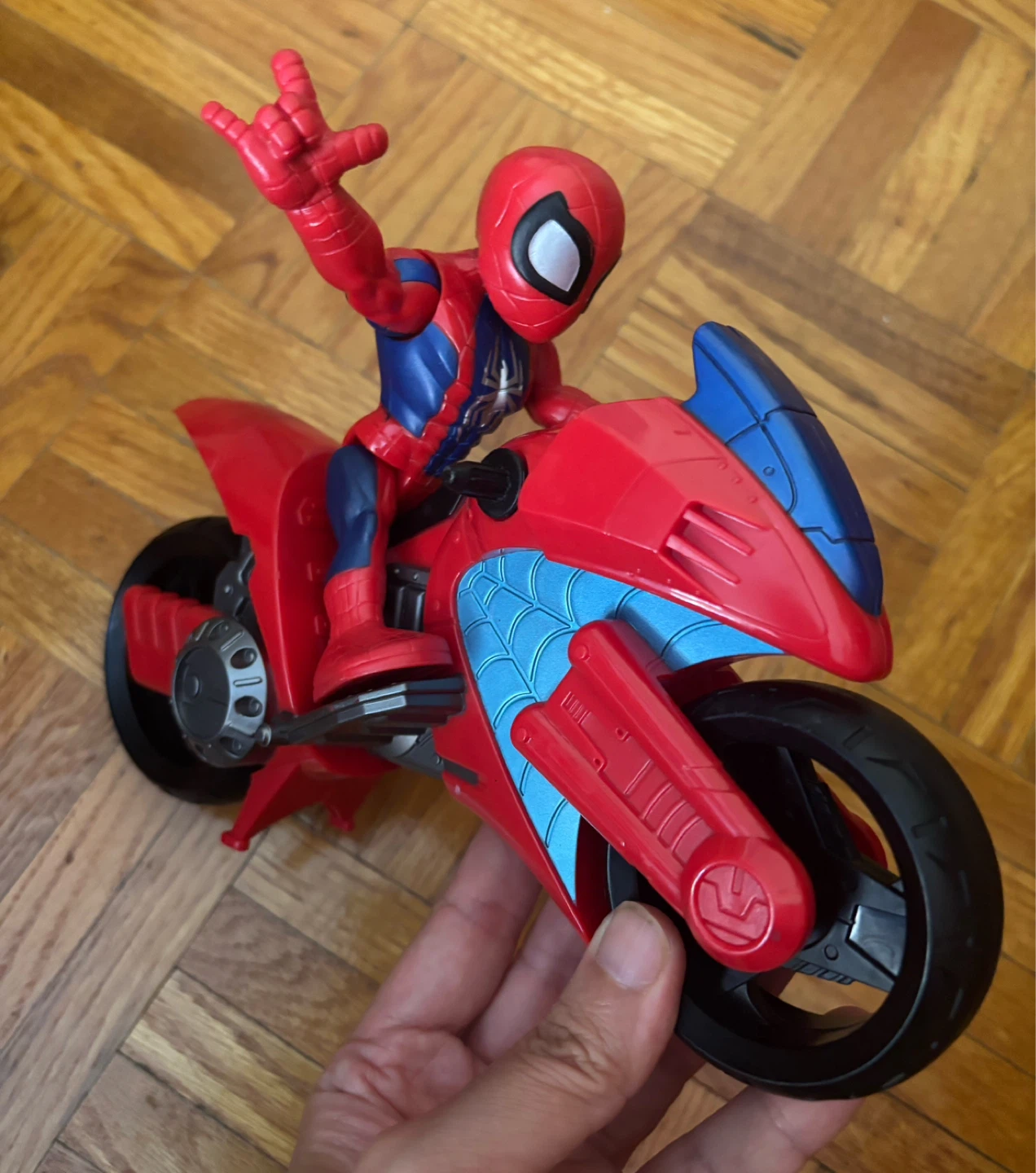 Spiderman Motorcycle Toy ⚽️ - photo 2
