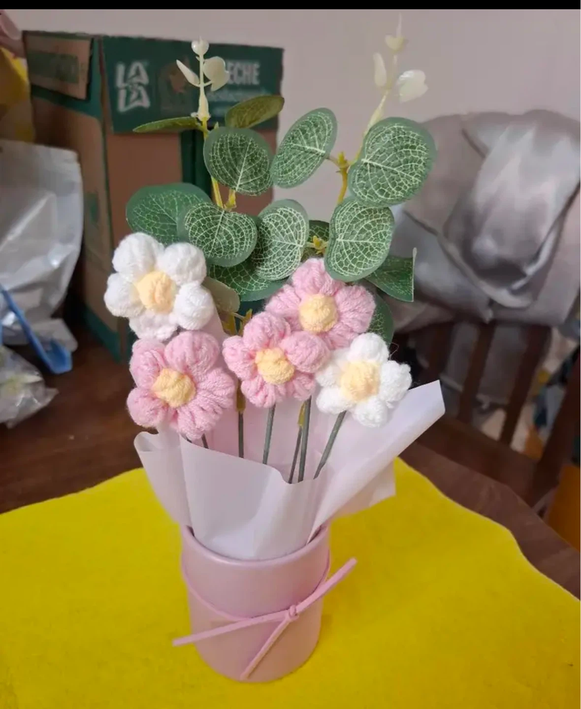 Adorable Crochet Flower Bouquet