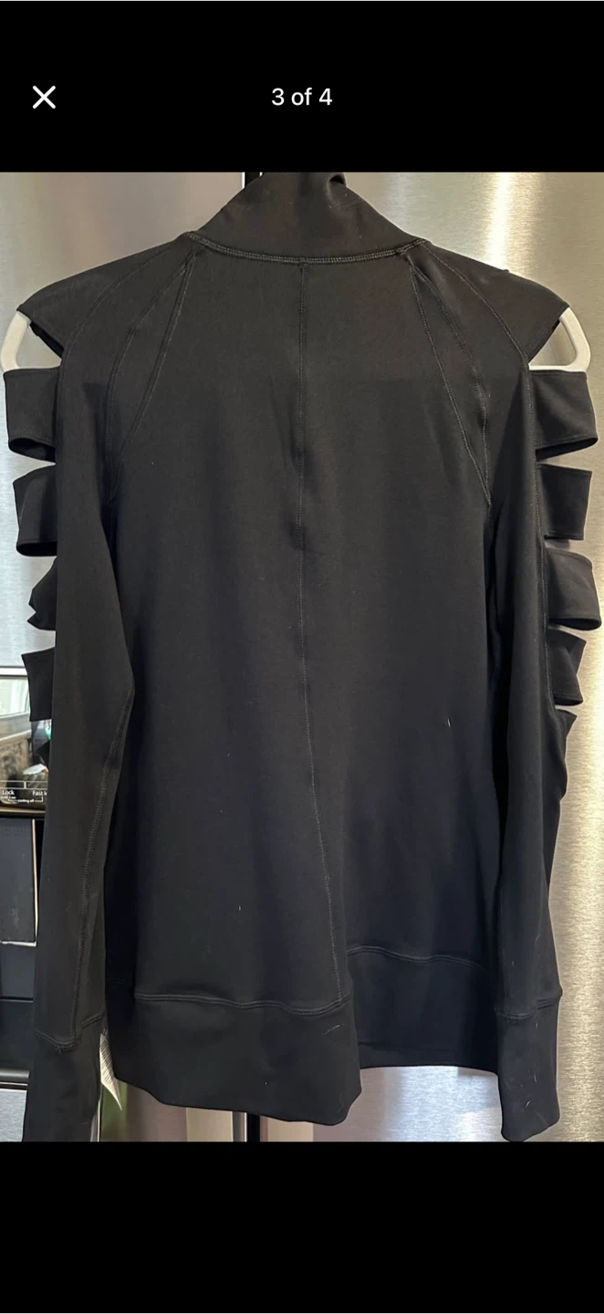 Titika Black Cut-Out Track Jacket - photo 2