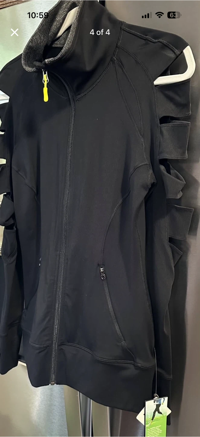 Titika Black Cut-Out Track Jacket - photo 3