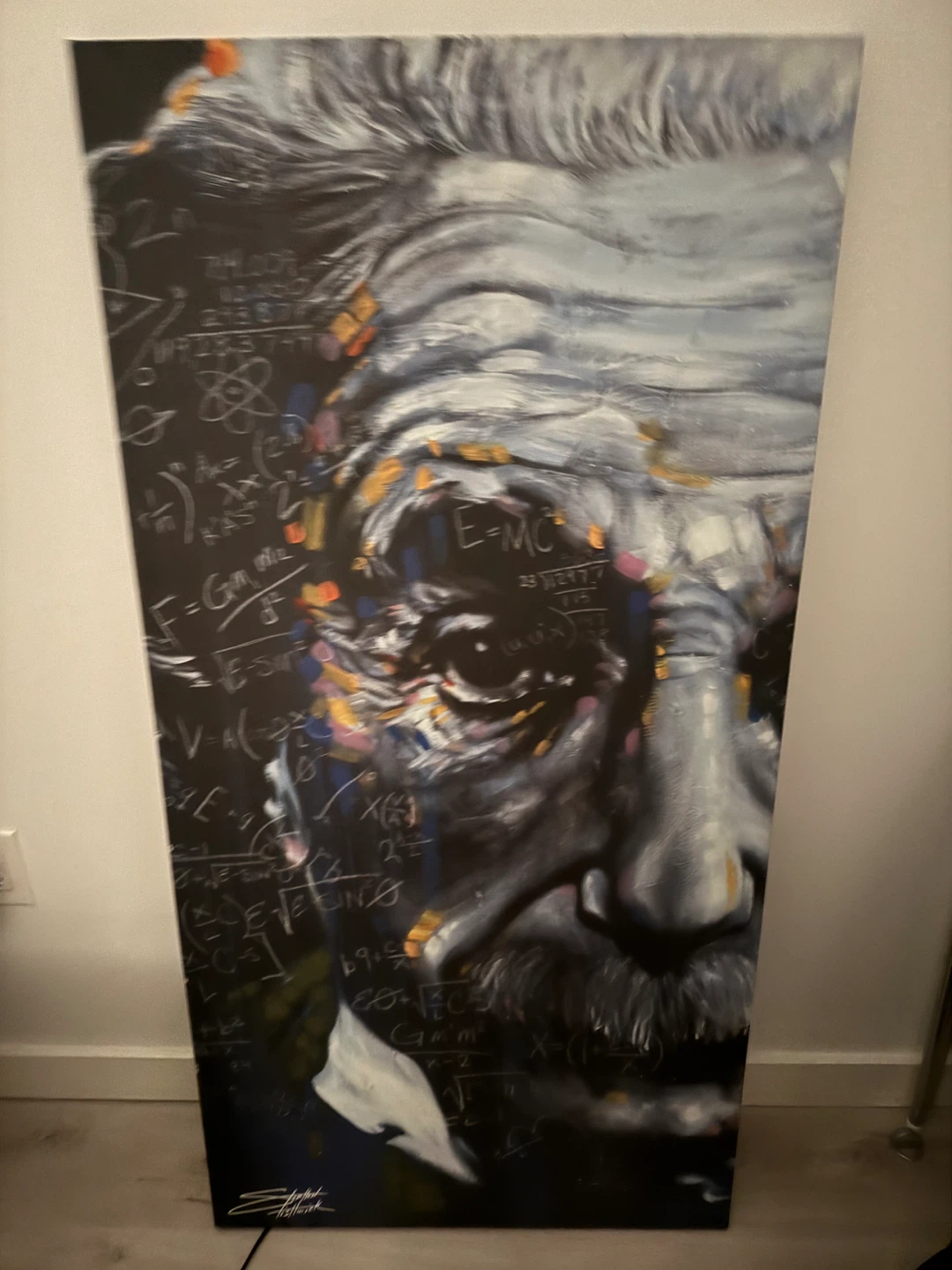 Albert Einstein Canvas Wall Art ⚽️