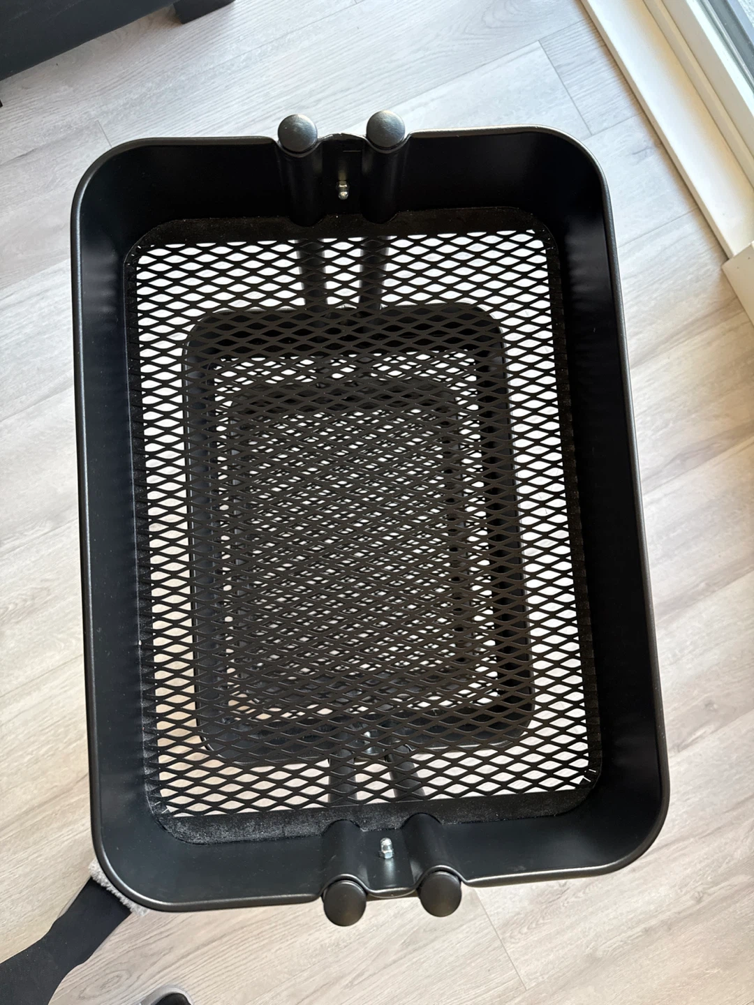 Black 3-Tier Rolling Storage Cart - photo 2