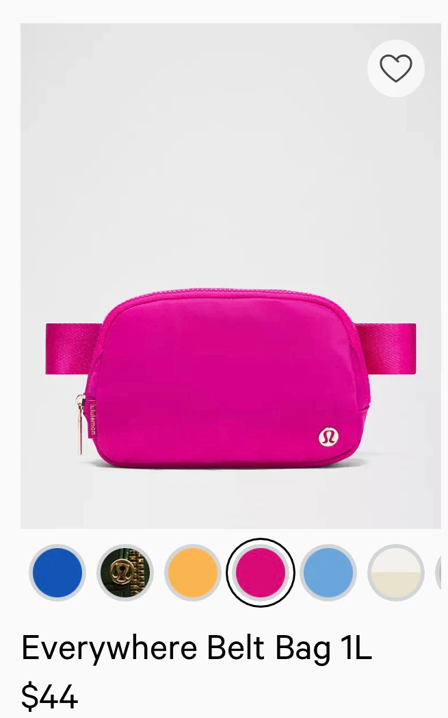 Lululemon Everywhere Belt Bag - Pink - photo 3