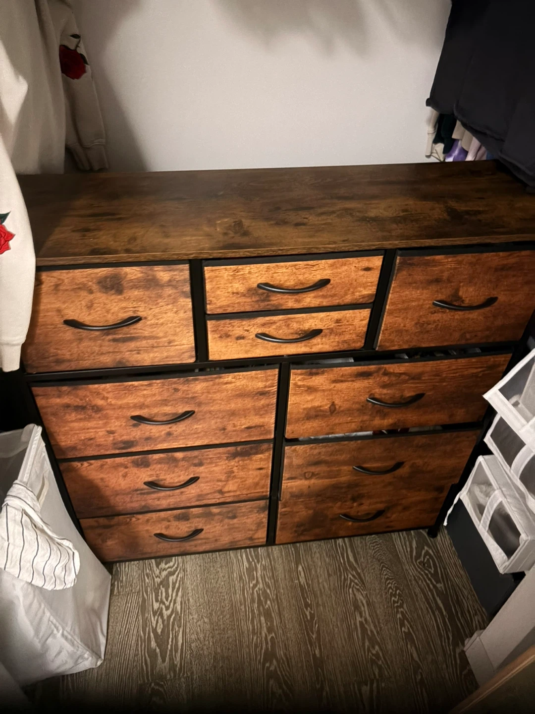 8-Drawer Dresser with Wood Top