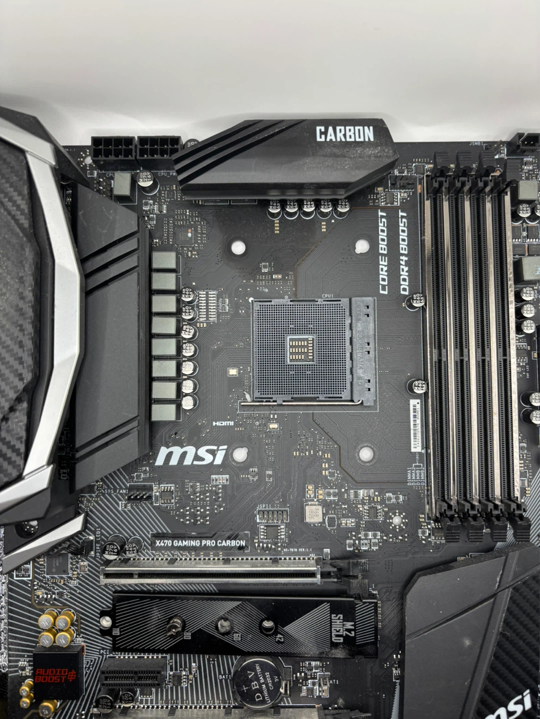 MSI X470 Gaming Pro Carbon Motherboard - photo 3