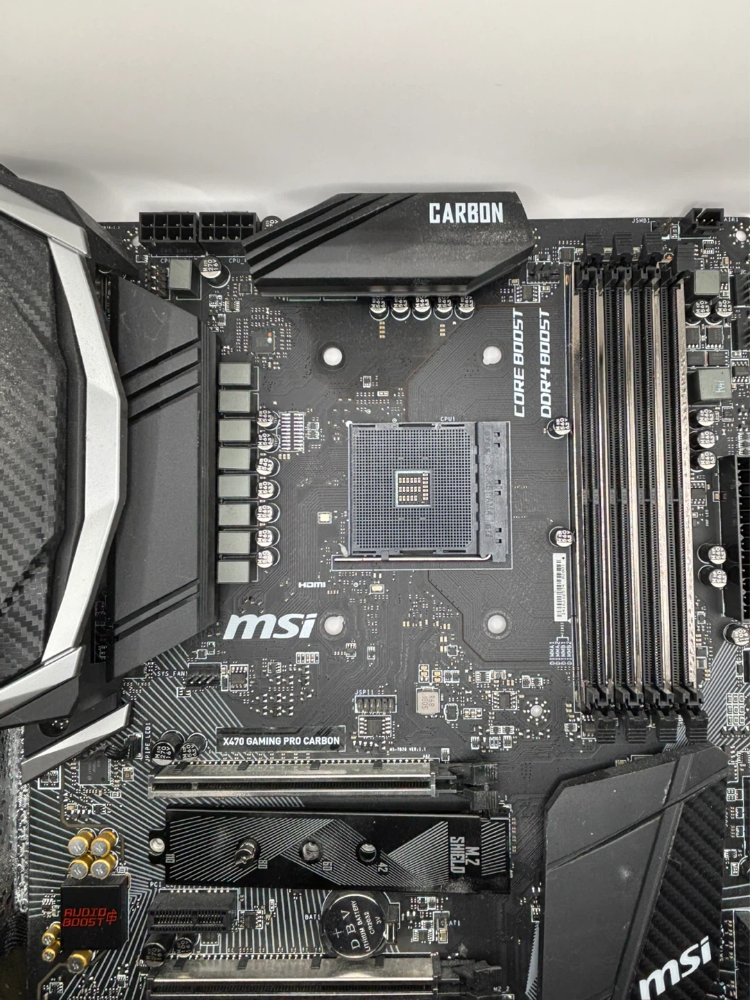 MSI X470 Gaming Pro Carbon Motherboard - photo 2