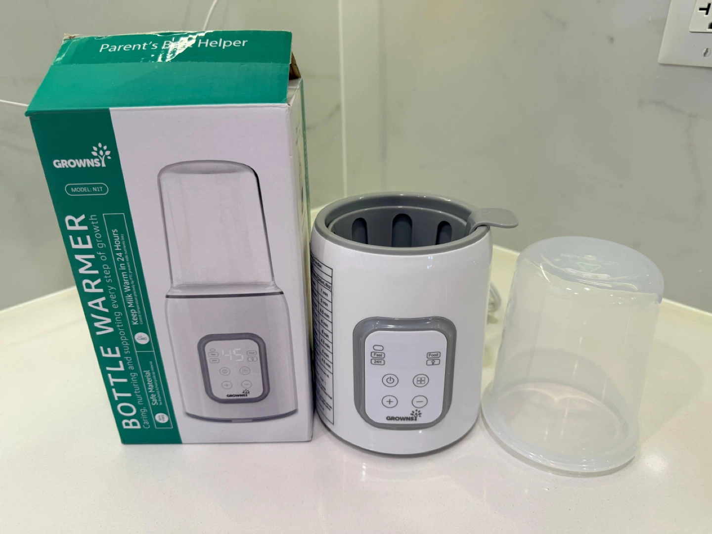 GROWNSY 8-in-1 Fast Baby bottle Warmer