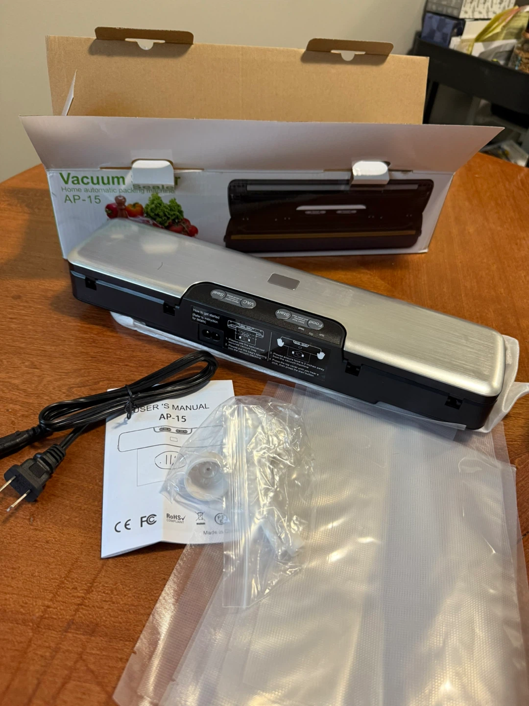 Vacuum Sealer AP-15 Home Automatic Packing Machine - photo 2