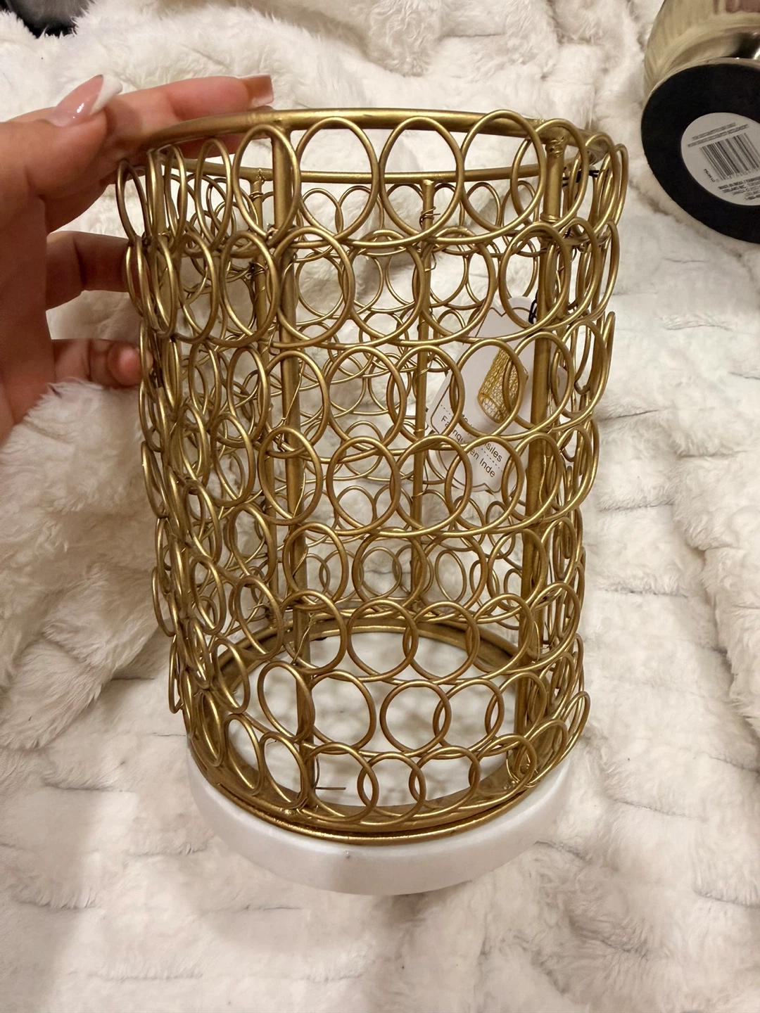 Gold Utensil Holder